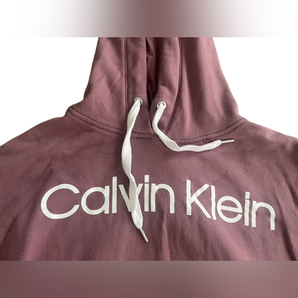 Calvin Klein Cropped Athleisure Performance Hoodie Sweatshirt XL Extra Large - Picture 3 of 7